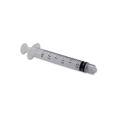 Plasdent LL03 3CC Luer Lock Disposable Irrigation Syringes Plastic 100/Pk • $12.20