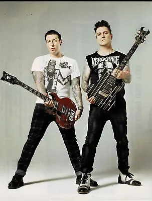 SYNYSTER GATES & ZACKY VENGEANCE Of AVENGED SEVENFOLD - Print Ad Photo - 2013 • $5.95