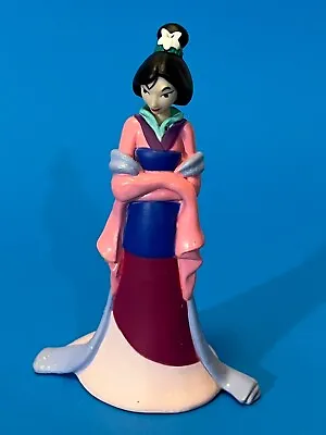 Disney Mulan 3.5  Resin/pvc Figurine Cake Topper Collectible Like New • $8.21