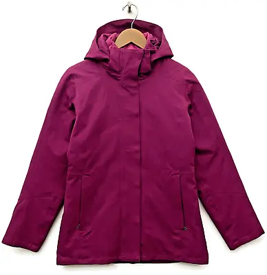 Patagonia Tres Down Jacket Womens Small Hooded Waterproof Coat S 28191 $499 2011 • $143.10