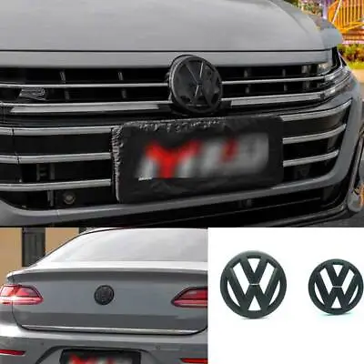 $33.81 • Buy For VW Arteon CC Hatchback 2021-2023 Matte Black Front Rear Logo Emblem Badge