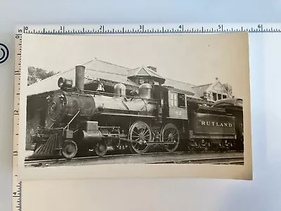 Vintage Photo Postcard Rutland Railroad Loco 82 Vermont VT • $14.99