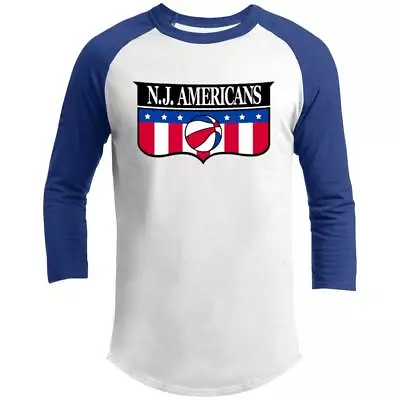 New Jersey Americans Raglan Shirt Franchise ABA Basketball • $34.95