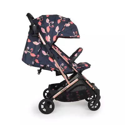 Cosatto Woosh 3 Stroller With Pull Handle & Raincover 0-25kg Pretty Flamingo • £169.95