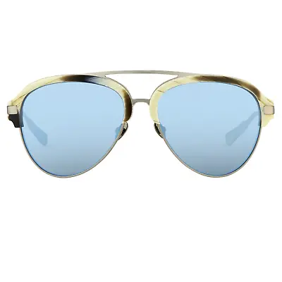 Kris Van Assche Men's Sunglasses Silver And Blue KVA74C4SUN • £65.99