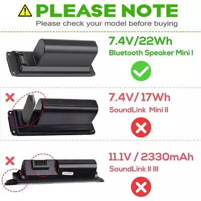 061384 Battery For Bose SOUNDLINK Mini I One Speaker 063404 061385 061386 063287 • $34.99