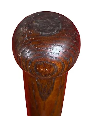 Antique Circa 1890's Ball Knob Flat End 33  Baseball Bat Vintage Old Early • $224.99