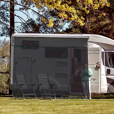 $42.99 • Buy RV Awning Side Shade Mesh Screen Sunshade UV Protection Camper Trailer