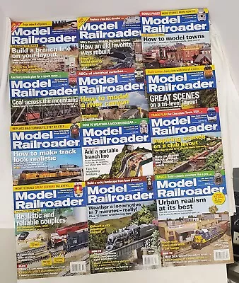 Model Railroader Magazine 2013 Complete Full Year 12 Issues January - December • $24.99