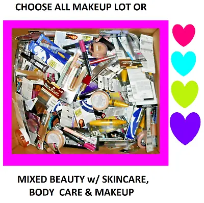 ALL MAKEUP OR MIXED BEAUTY LOTS Eyes + LIPS + FACE + SKINCARE + BODY CARE + BAG! • $15.99