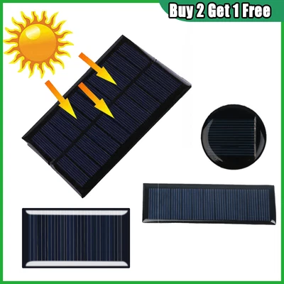 £3.44 • Buy DIY Mini Solar Polycrystalline Panel Small Cell Module Charger For Garden Lights