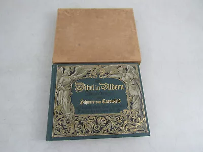 Vintage Bibel In Bildern Schnorr Von Carolsfeld Picture Bible Hard Cover • $62.26