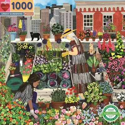 Eeboo 1000 Piece Puzzle - Urban Gardening • $35