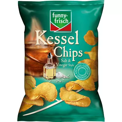 Funny Frisch Kettle Chips Salt And Vinegar Gluten Free Vegan 120g • $4.59