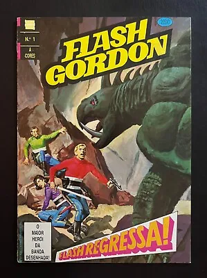 FLASH GORDON #1 Hi-Grade Portuguese W/Poster Alex Raymond King Features 1980 • $39.99