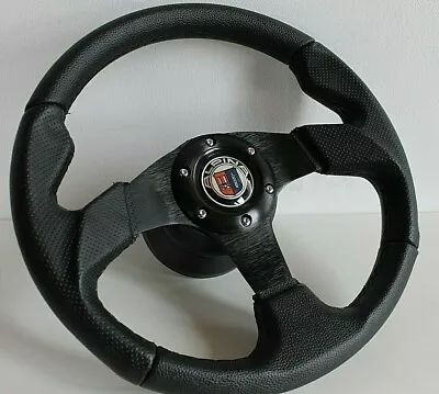 Steering Wheel Fits For BMW Sport Racing Leather Alpina E28 E30 E32 E34 85-91' • $177.38