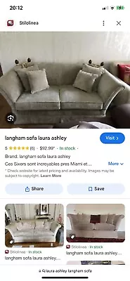 Laura Ashley Langham Knole Sofa • £99