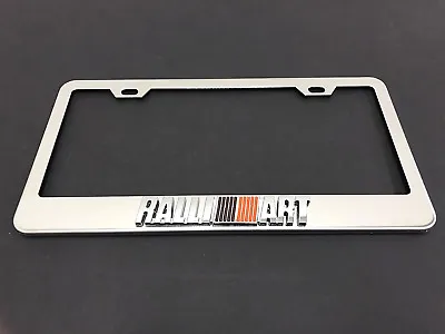 1pc 3D  RALLIART  Stainless Steel Chrome Metal License Plate Frame Holder • $18
