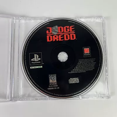 JUDGE DREDD PS1 (Sony PlayStation 1 Activision 1998) DISC ONLY Tested • $17.99