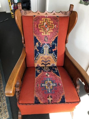 $111 • Buy Antique Furniture Chairs Holland Import Solid Oak