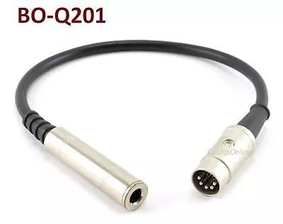 1ft 1/4  Stereo Female To Din-5 Male BO Naim Quad Audio Adapter Cable  • £18