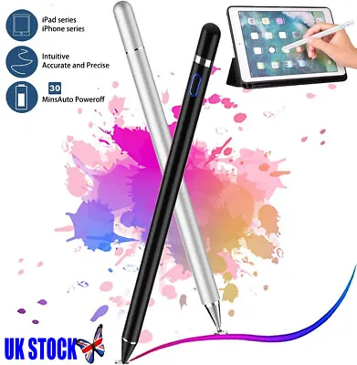 Touchscreen Pen Stylus Drawing Universal For IPhone IPad Samsung Tablet Phone UK • £11.98