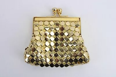 Vintage Retro Gold Mesh Small Coin Purse • $25