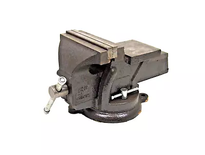 5'' Bench Vise Vice Swivel Base With Anvil Heavy Duty Multipurpose 25105005 • $47.99