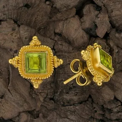 Belinda Peridot Post Earrings: Museum Of Jewelry • $84.95