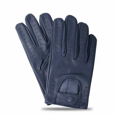 Mens Classic Driving Gloves Soft Genuine Real Lambskin Leather • $12.42