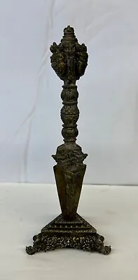 Tibetan Antique Bronze Vajra Or Dorje With Stand. 8 Inches • $138