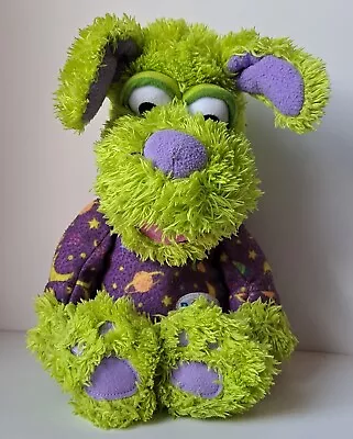 Jim Henson's Pajanimals Apollo Green Plush Stuffed Animal Dog Sprout 2012 Tomy • $32.60