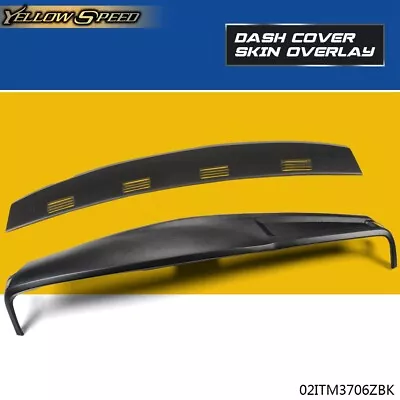 2Piece Fit For 2002-2005 Dodge Ram 1500 2500 3500 Black Molded Dash Cover Kit • $90.60