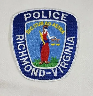$4.99 • Buy Richmond, Va. Virginia Police Shoulder Patch - New Condition