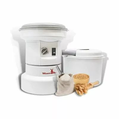 WonderMill Powerful High Speed Electric Grain Mill Grinder - White (2-0911) • $299.95