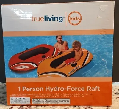 Hydro-Force Inflatable Boat One Person Explorer Raft Pool Float For Ages 6+ • $15