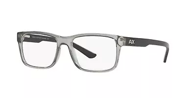 A|X Armani Exchange Men's AX3016 Square Transparent Eyeglass Frames 53mm • $54.95