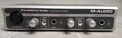 M-Audio Firewire Solo Recording Interface NO POWER SUPPLY  • $19.95