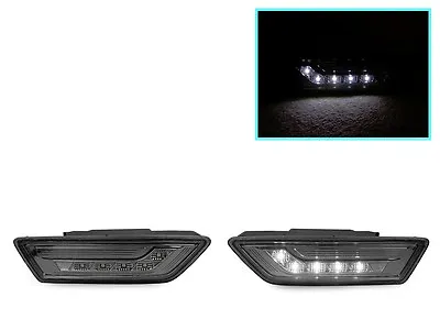 White LED Smoke Side Marker Lights For 2012-14 Mercedes Benz W218 CLS 550 Class • $63.69