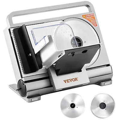 VEVOR 7.5  Commercial Meat Slicer 45W Electric Deli Slicer For Meat Cheese Bread • $121.99