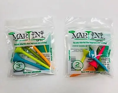 Martini Golf Tees Combo 2- Pack. 3-1/4'' Original & 2'' Original • $14.98