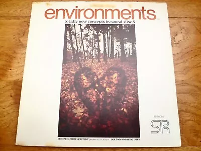 ♫ Environments 5 Totally New Concepts In Sound ♫ 1974 Syntonic Res. Quad Vinyl • $24.99