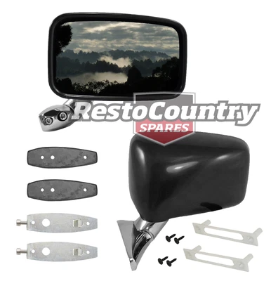 $368.50 • Buy Holden SLR SS Door Mirror Pair LEFT +RIGHT +Fitting Kit Torana LH LX UC Exterior