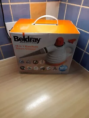 Beldray  10 In  1  Handheld  Steam  Cleaner  1000 Watts  Steam  Power. • £14