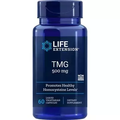 Life Extension Tmg 500 Mg 60 Liq Vegcap • $9.75