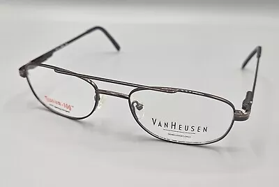 VAN HEUSEN Byron BRN Eyeglasses 54 19 140 Mens Frame Eyeglasses Titanium-100 • $39