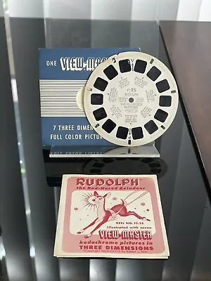 1950 View Master Rudolph The Red-Nosed Reindeer Reel And Story Booklet  Vintage • $7.99