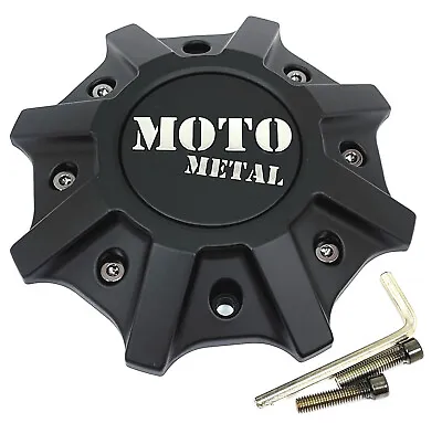 NEW Moto Metal MO984 Shift Matte Black Wheel Rim Center Cap 5 / 6 / 8 Lug • $35