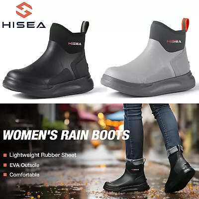 HISEA Women Ankle Rain Boots Waterproof Breathable Chores Farm Mud Work Booties • $57.99