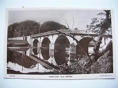 Hamilton Postcard – Old Bridge. (1908 – Rapid Photo Printing Co) • £5.99